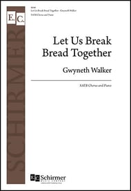 Let Us Break Bread Together SATB choral sheet music cover Thumbnail